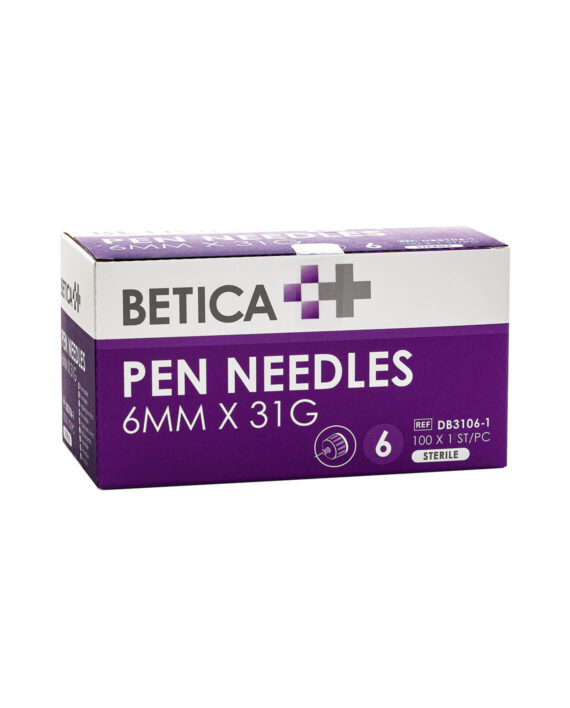 Betica Pen Needles 6MM 31G (100 pieces)