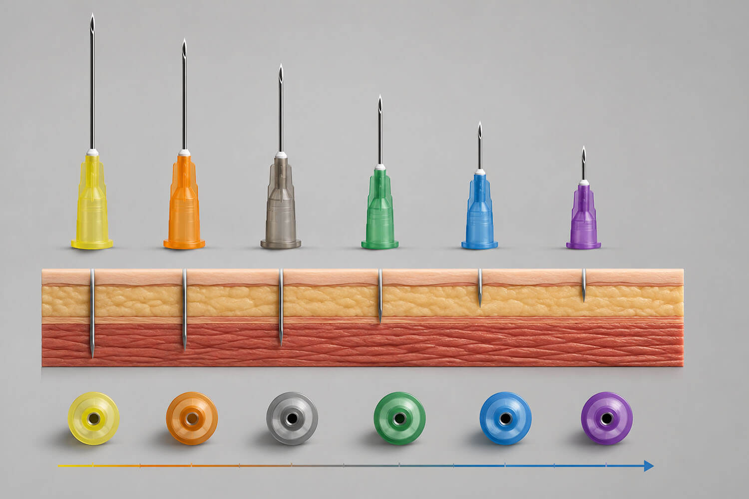 How to choose the right needle length and gauge