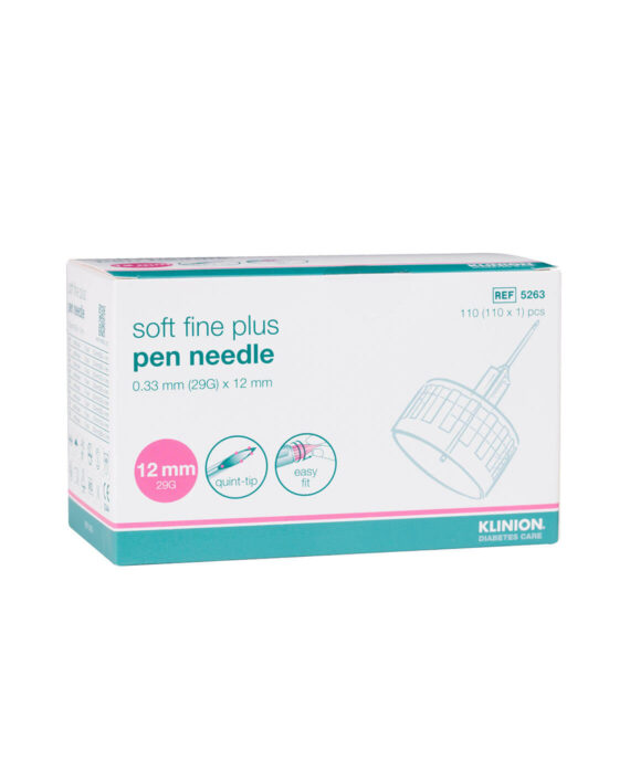 Klinion Soft Fine Plus Pen Needles 12MM 29G (110 pieces)