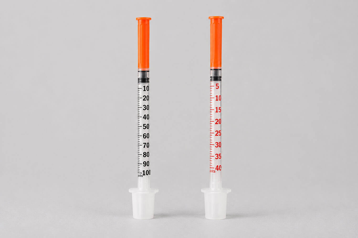 Difference between U-40 and U-100 Insulin Syringes